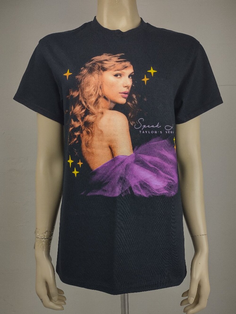 Taylor Swift Speak Now Taylor's Version black short sleeve t-shirt adult Small